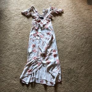 MINK PINK - White floral maxi dress